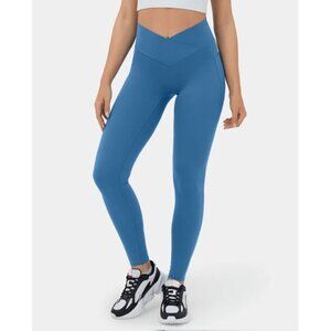 Halara High Waisted Crossover Side Pocket Yoga Leggings
